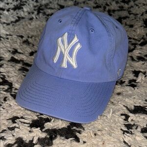 Yankees Lilac Baseball Clean up Cap